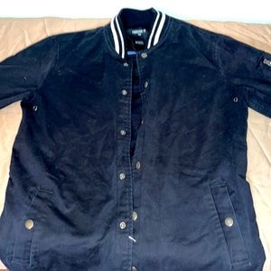 FOREVER 21 MEN BLACK AND WHITE JACKET